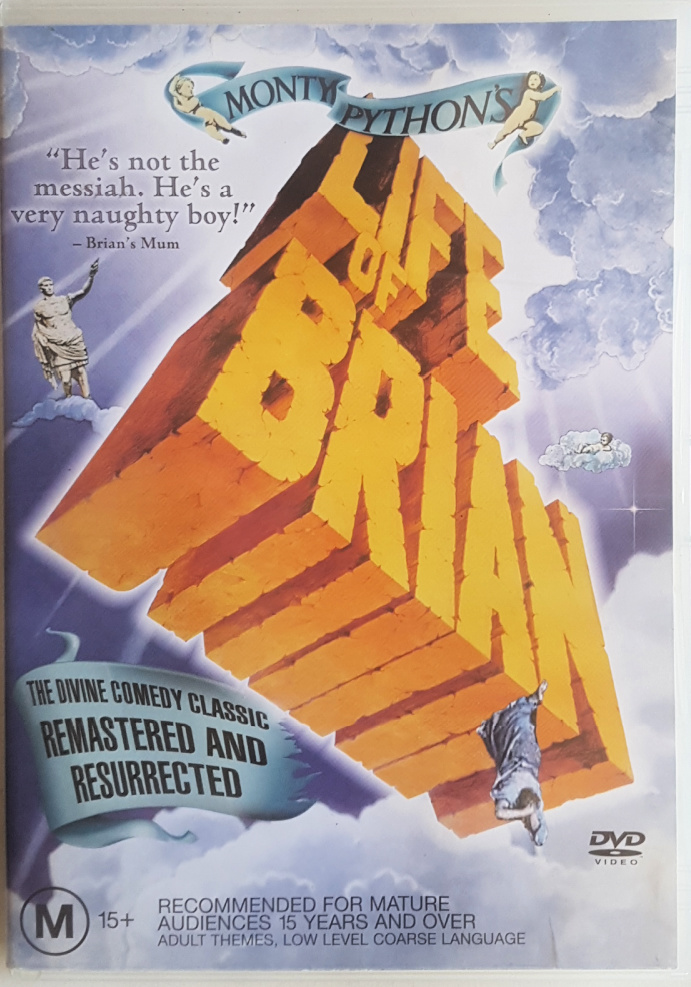 Monty Python’s Life Of Brian (1979 Comedy) DVD, PRE-LOVED