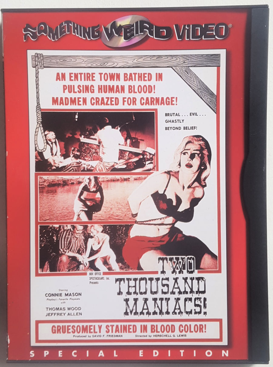 Two Thousand Maniacs Herschell Gordon Lewis Hillbilly Gorefest Dvd Pre Loved Trash