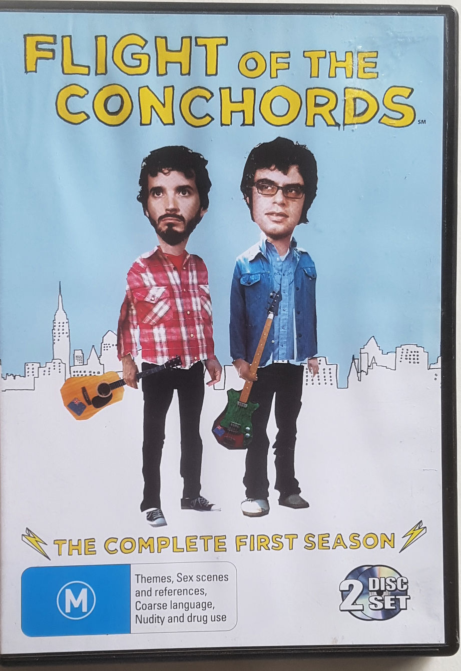 Flight Of The Conchords Series 1 (2007 New Zealand TV Comedy) DVD, PRE-LOVED